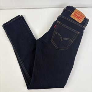 Levis 512 Slim Taper Mens Jeans Dark Indigo Wash Stretch Denim 29x32 (29x31)